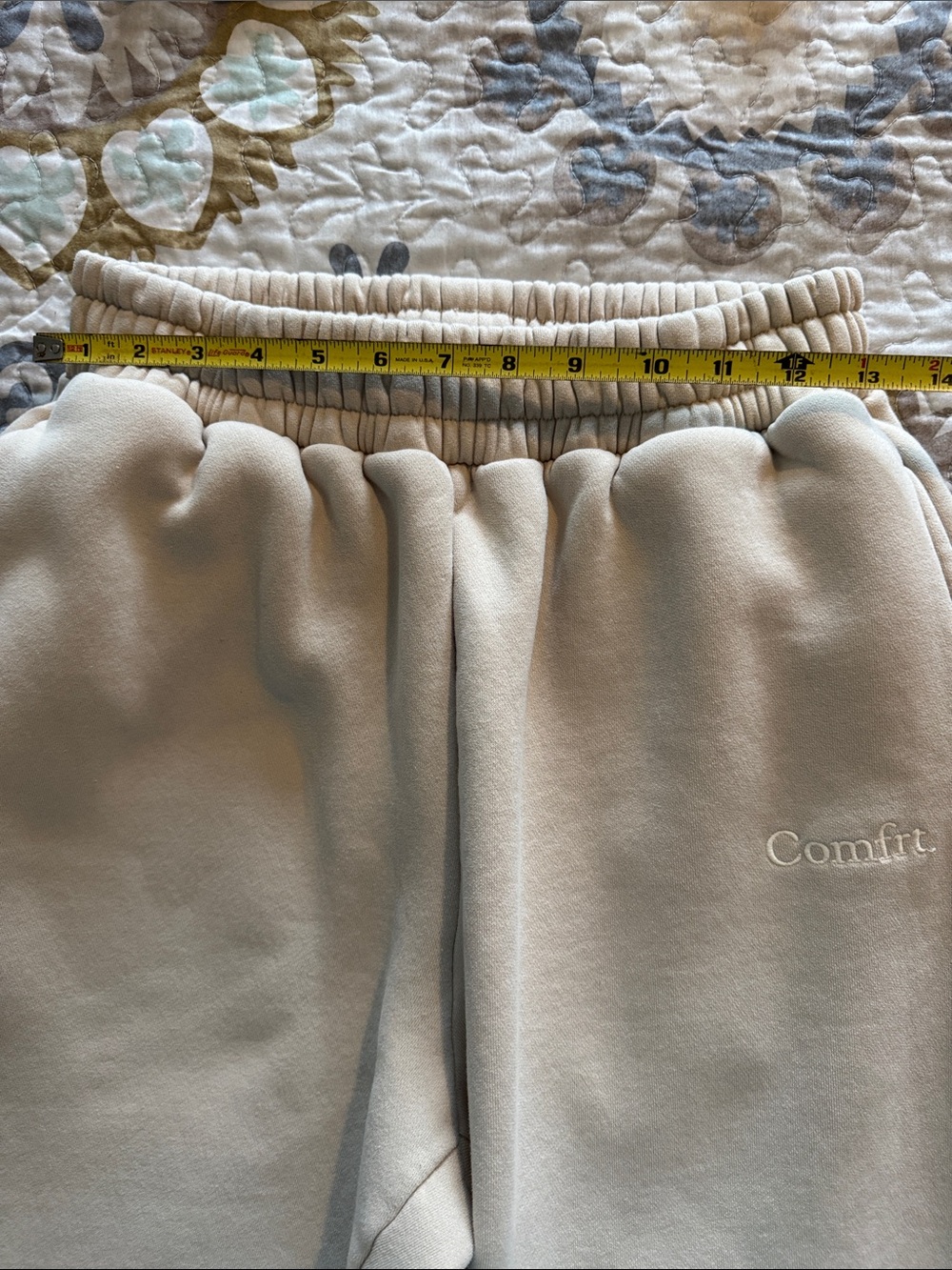 Comfort Women’s Cream Jogger Sweatpants Size M - Picture 9 of 15